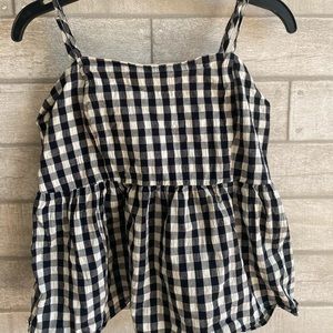 Target plaid top